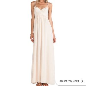 Amanda Uprichard Silk Maxi Gown